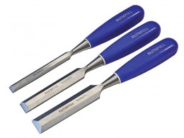 Faithfull Blue B/e Chisel Set(3) Blister Carded £18.99